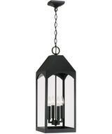 Burton 4-Light Outdoor Hanging-Lantern Black 946342BK Burton 4-Light Outdoor Hanging-Lantern Black 946342BK