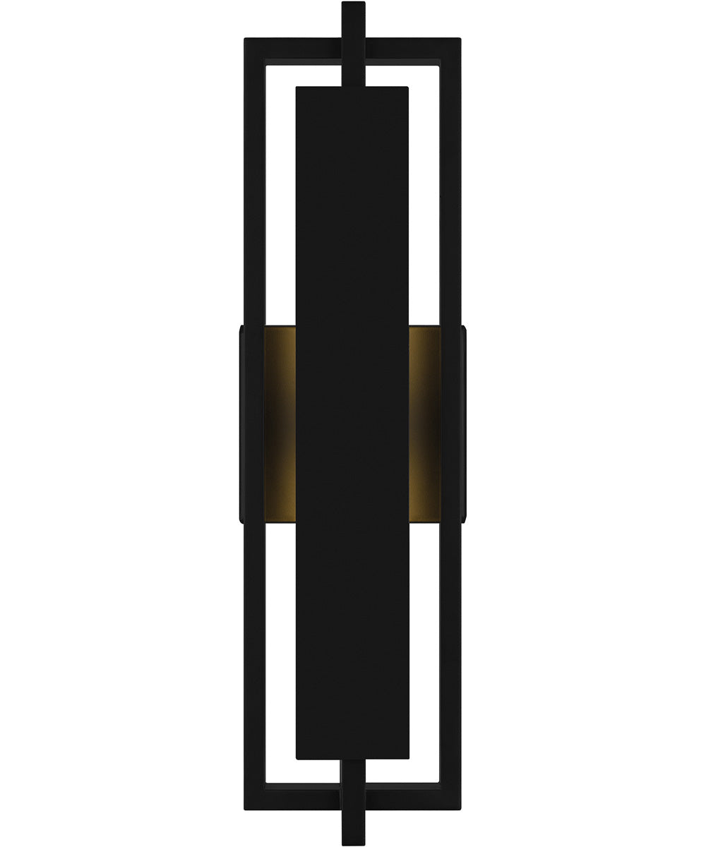 Pointsett Large Outdoor Wall Light  Coastal Armour Aluminum Matte Black