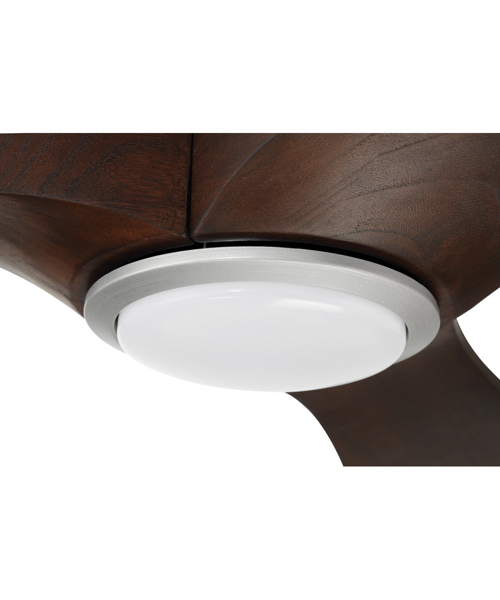 60" Envy 1-Light Indoor/Outdoor Ceiling Fan Painted Nickel