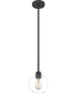 Pruitt Small 1-light Mini Pendant Matte Black