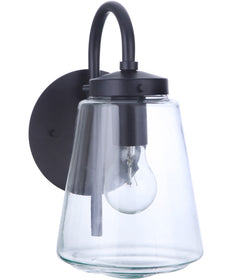 Laclede 1-Light Outdoor Wall Light Midnight