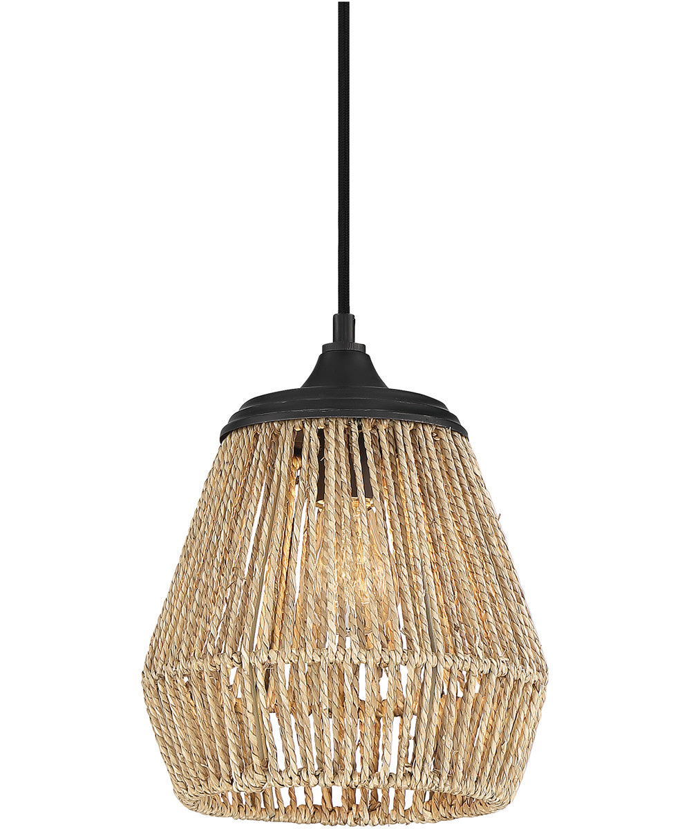 Romain Small 1-light Mini Pendant Earth Black