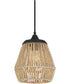 Romain Small 1-light Mini Pendant Earth Black