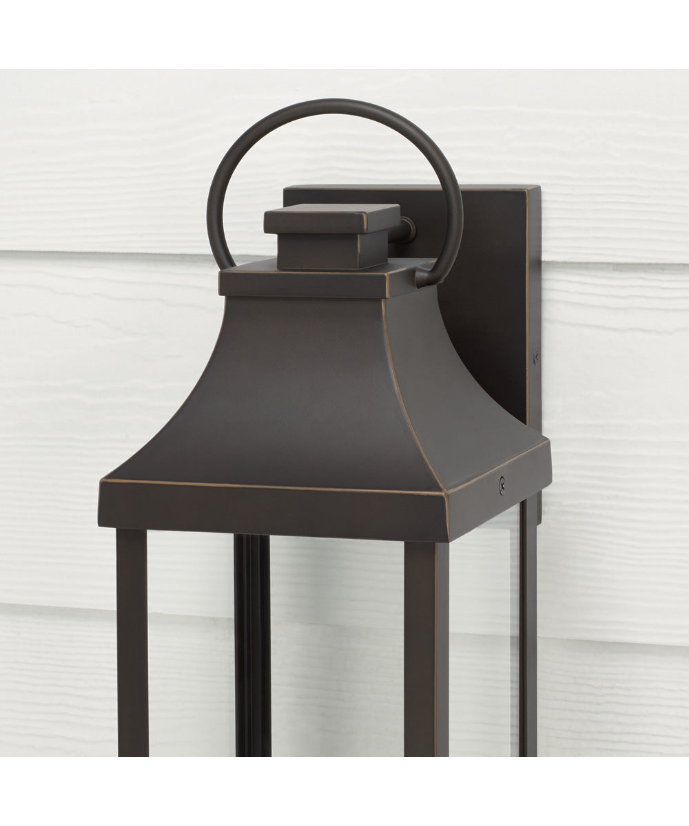 Bradford 1-Light Outdoor Wall-Lantern Rain or Shine - Oiled Bronze