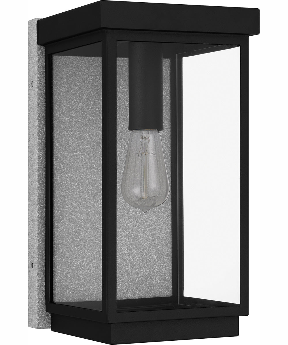 Ezra Medium 1-light Outdoor Wall Light Earth Black