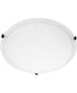 4-light Ceiling Flush Mount Matte Black
