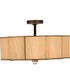 22"W Arevik Semi-Flushmount