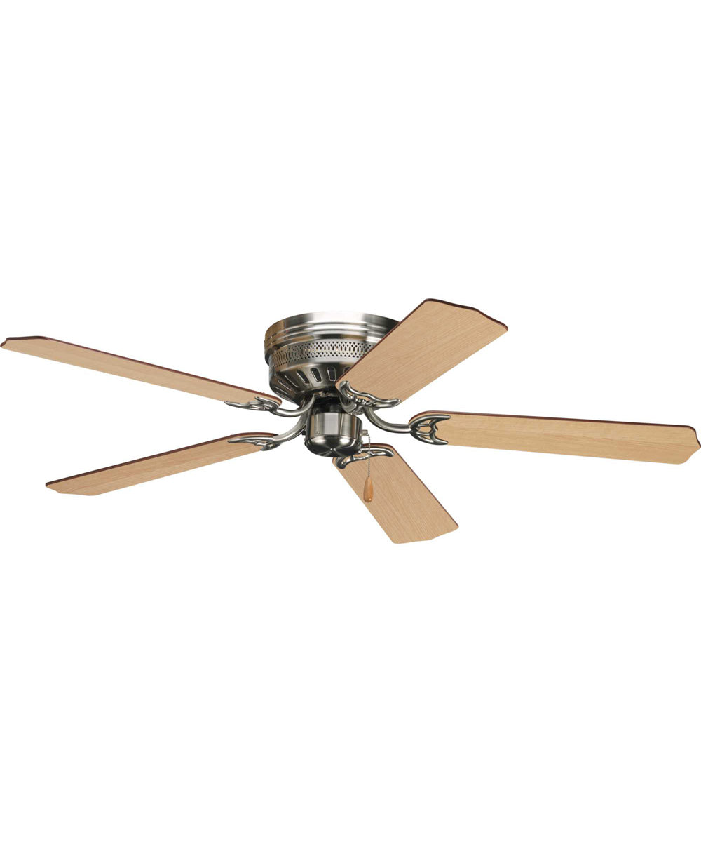 AirPro 52" 5-Blade Hugger Ceiling Fan Brushed Nickel