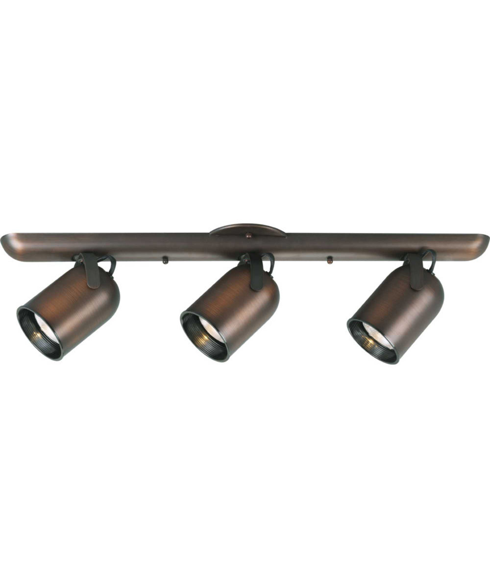 3-Light Multi Directional Roundback Wall/Ceiling Fixture Urban Bronze