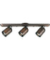 3-Light Multi Directional Roundback Wall/Ceiling Fixture Urban Bronze