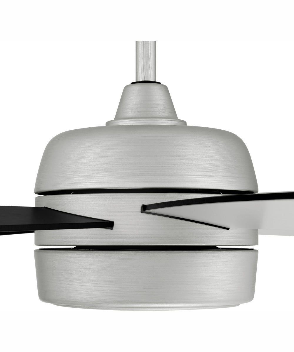 52" Trevor 1-Light Ceiling Fan Painted Nickel