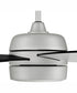 52" Trevor 1-Light Ceiling Fan Painted Nickel