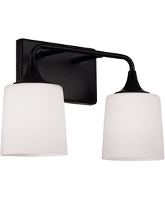 Presley 2-Light Vanity Matte Black