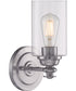 Dardyn 1-Light Wall Sconce Brushed Polished Nickel