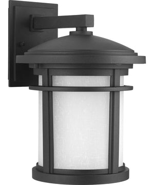 Wish 1-Light Medium LED Wall Lantern Textured Black