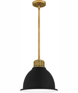 Quoizel Piccolo Pendant 1-light Mini Pendant Weathered Brass