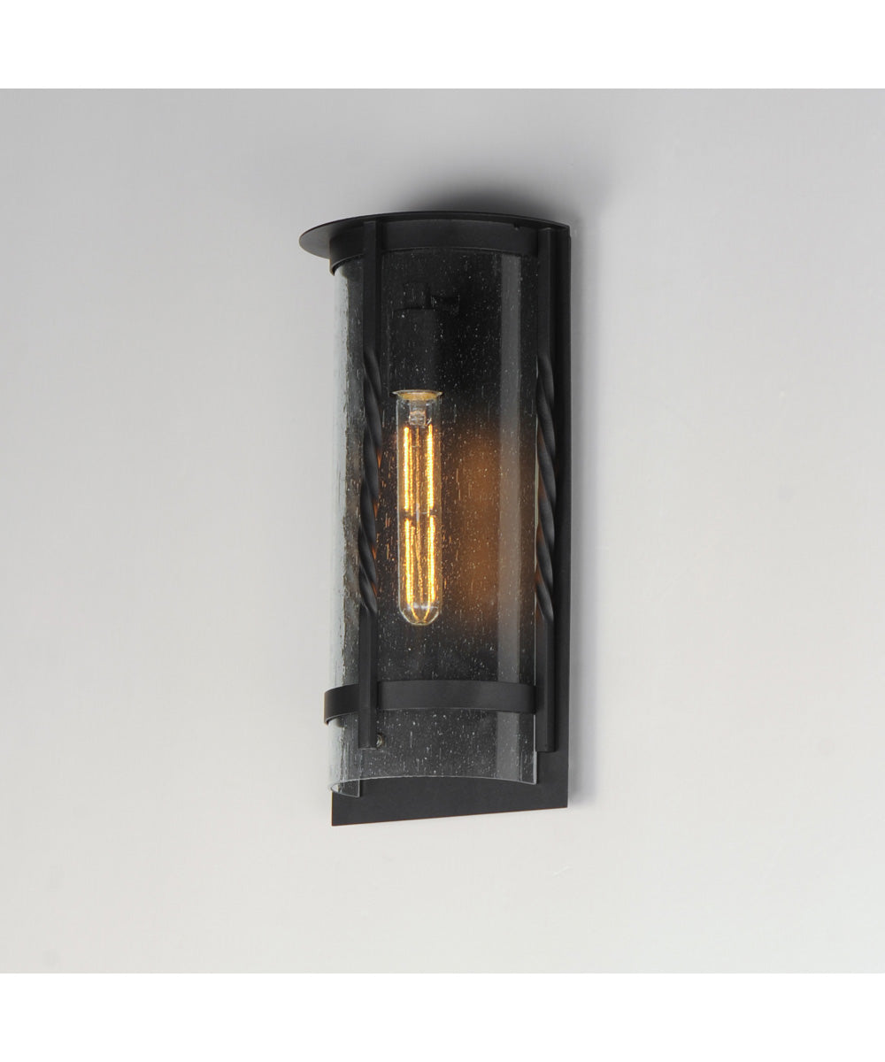 Foundry 1-Light Outdoor Wall Sconce Black