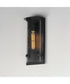 Foundry 1-Light Outdoor Wall Sconce Black