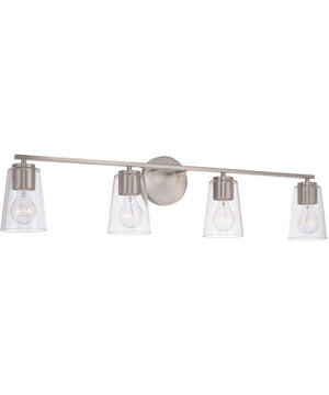 Portman 4-Light Vanity Brushed Nickel