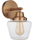 Essex 1-Light Wall Sconce Satin Brass