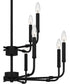 Abner 12-light Chandelier Matte Black