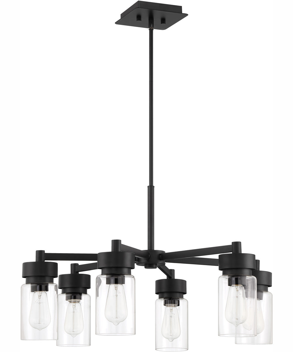 Bennet 6-Light Outdoor Chandelier Midnight