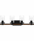 Nottinghill Extra Large 4-light Bath Light Matte Black