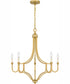 Mabel 5-light Chandelier Light Gold