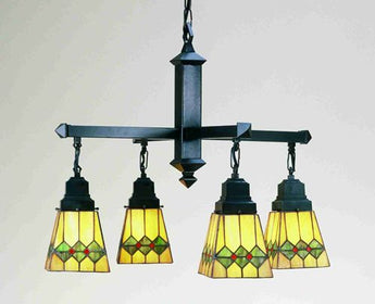 26"W 4-Light Hanging Mission
