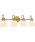 Hinton Extra Large 4-light Bath Light Aged Brass