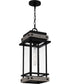 Strader Large 1-light Outdoor Pendant Light Matte Black