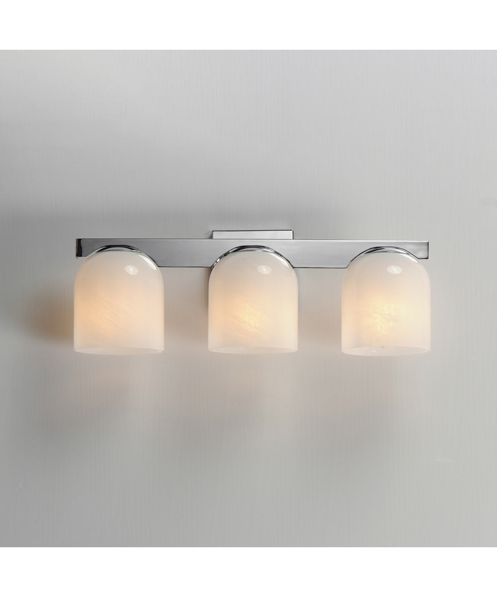 Scoop 3-Light Bath Vanity Polished Chrome