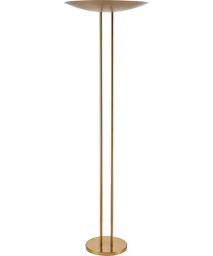 Marston 72'' High 2-Light Floor Lamp - Aged Brass