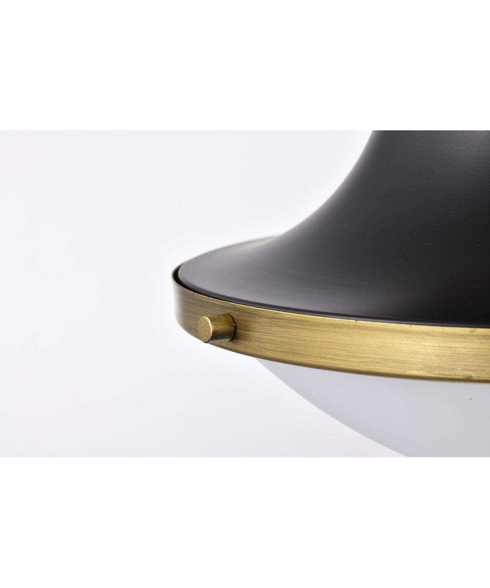 Lafayette 1-Light Pendant Matte Black