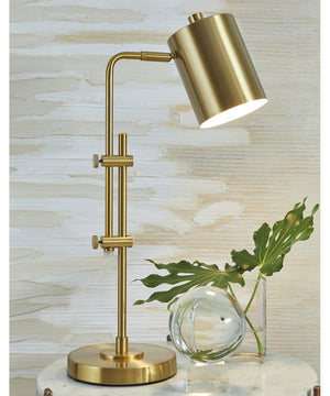 Baronvale Metal Desk Lamp (1/CN) Brass