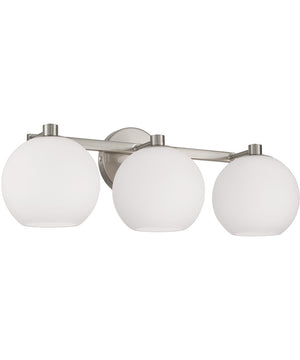 Ansley 3-Light Vanity Brushed Nickel