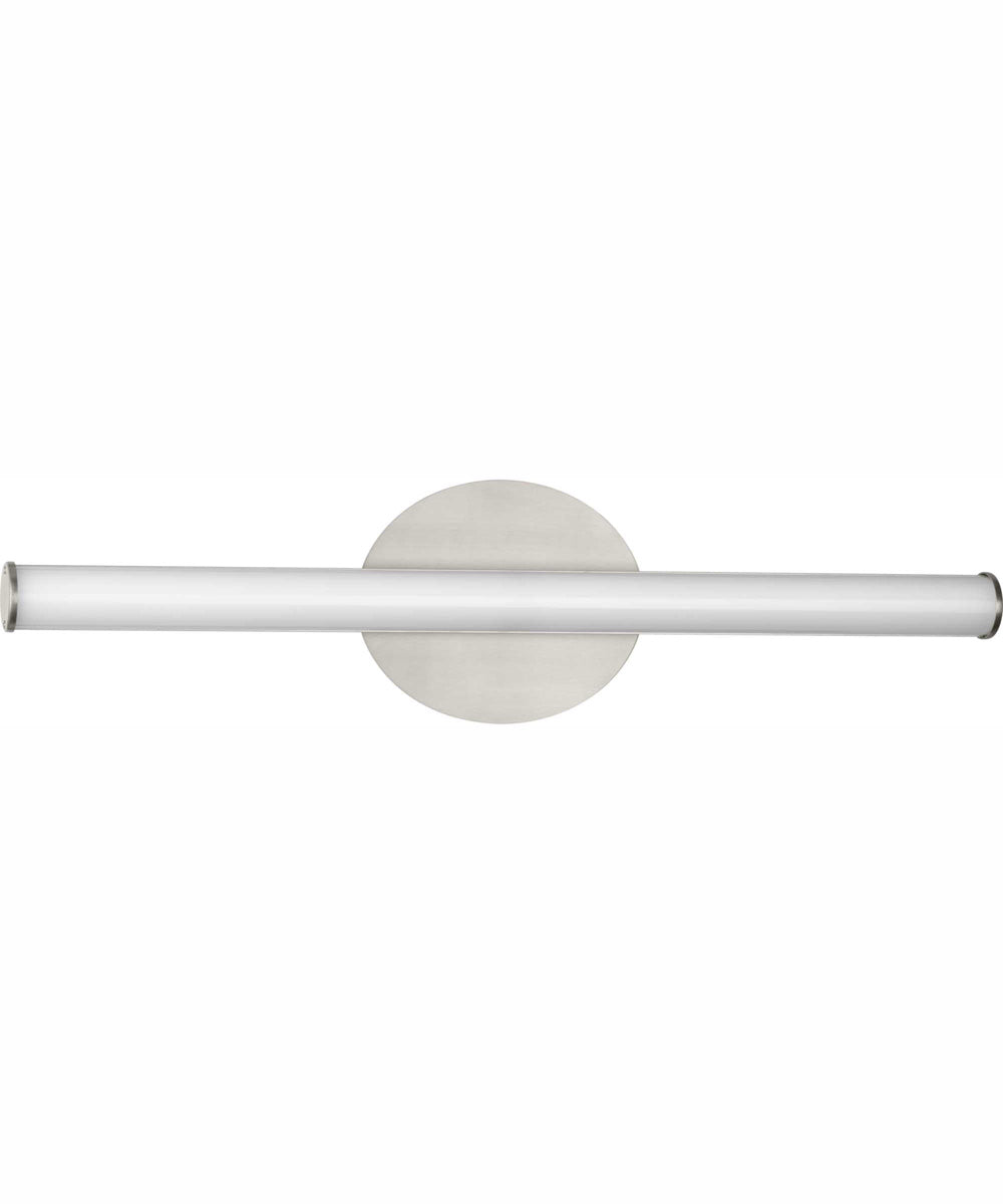Phase 3 24 in. Medium Modern 3CCT Integrated LED Linear Vanity Light Brushed Nickel