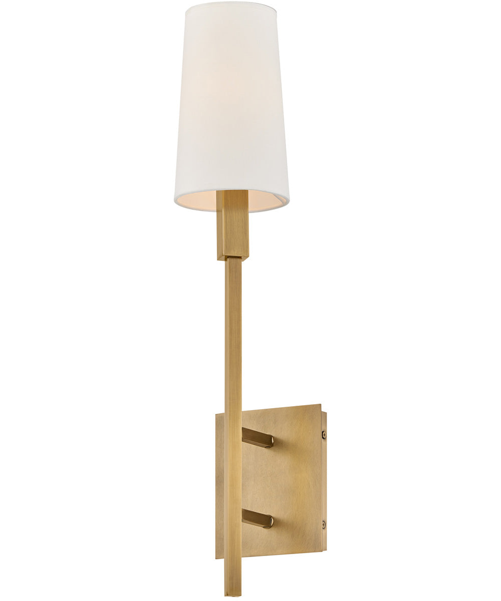 Fenwick 1-Light Large Sconce in Heritage Brass