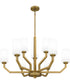 Cavalier 9-light Chandelier Aged Brass