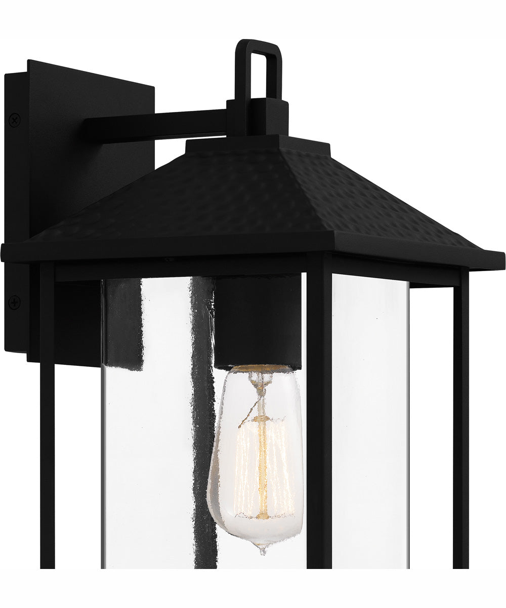 Fletcher Medium 1-light Outdoor Wall Light  Coastal Armour Aluminum Earth Black