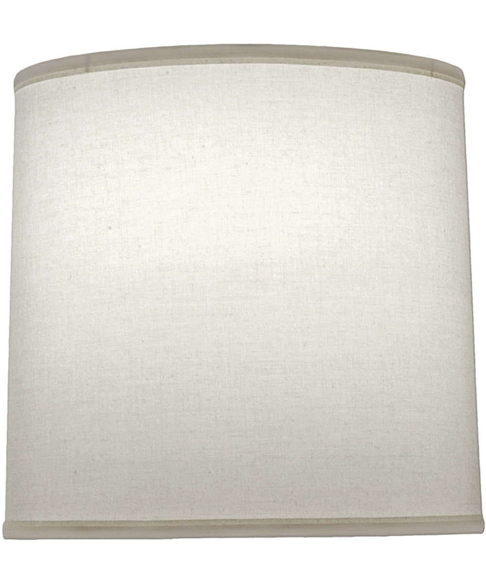 14x15x14 Natural Butcher Linen Deep Drum Hardback Lampshade