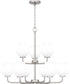 Nielson 9-light Chandelier Brushed Nickel