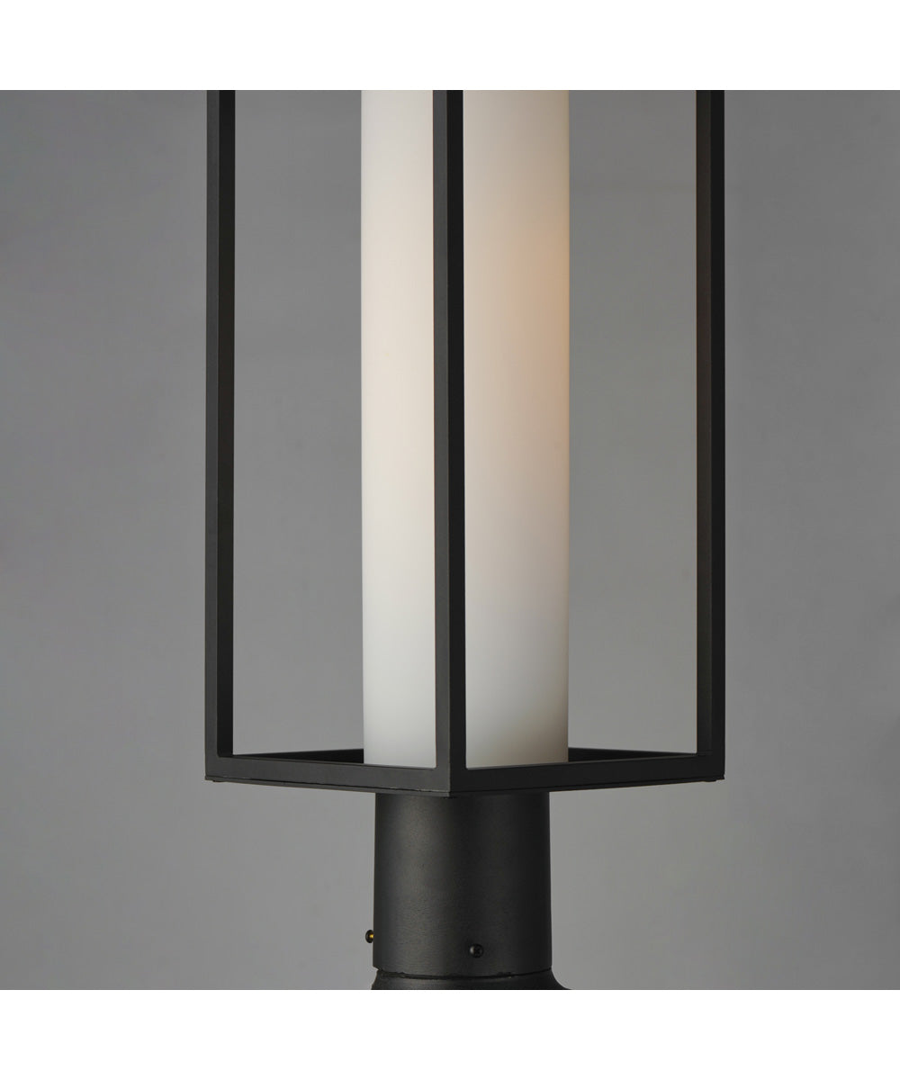 Aldous 1-Light Outdoor Post Mount Black