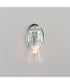 Ava 1-Light Wall Sconce Polished Chrome