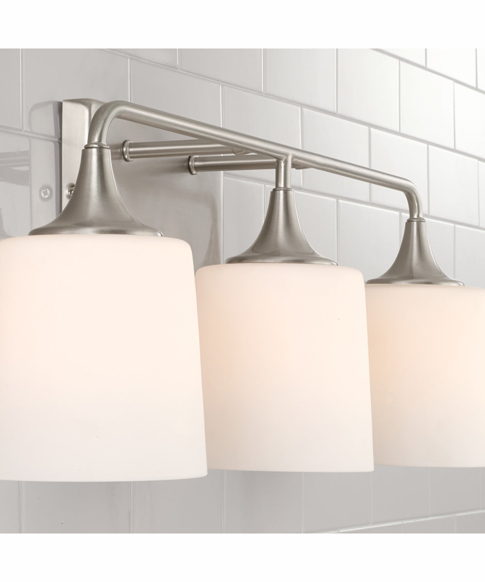 Presley 3-Light Vanity Brushed Nickel