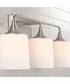 Presley 3-Light Vanity Brushed Nickel