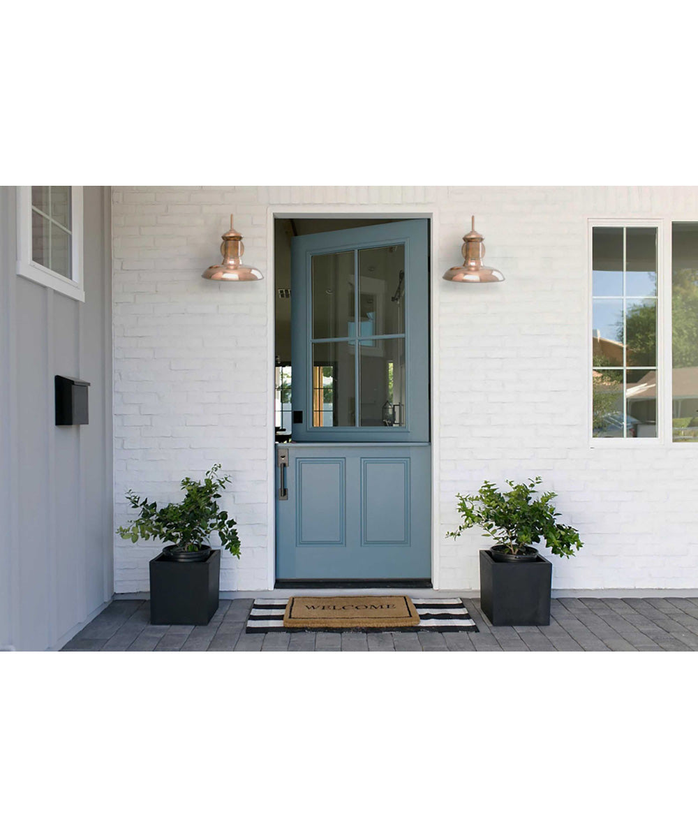 Brookside 1-Light Large Wall Lantern Copper