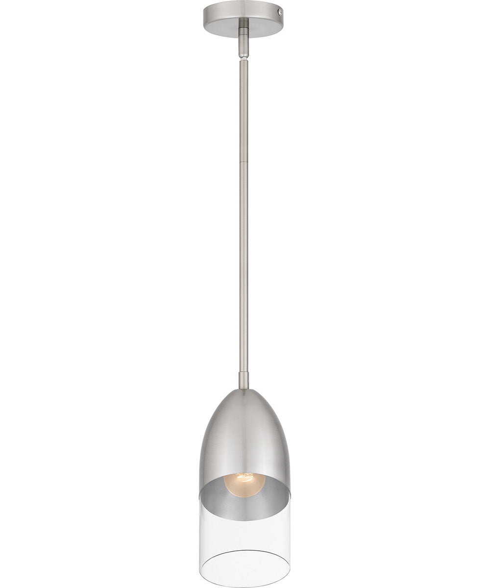 Haynes Small 1-light Mini Pendant Brushed Nickel