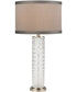 Chaufer Table Lamp Polished Nickel/Clear