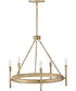 Tress 5-Light Medium Single Tier in Champagne Gold